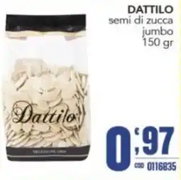 Gruppo di Palo Dattilo semi di zucca jumbo offerta