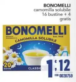 Gruppo di Palo BONOMELLI camomilla solubile offerta