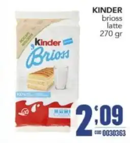 Gruppo di Palo Kinder brioss latte offerta