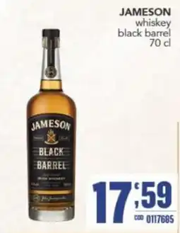 Gruppo di Palo JAMESON whiskey black barrel offerta
