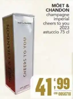 Gruppo di Palo MOËT & CHANDON champagne imperial cheers to you 2023 offerta