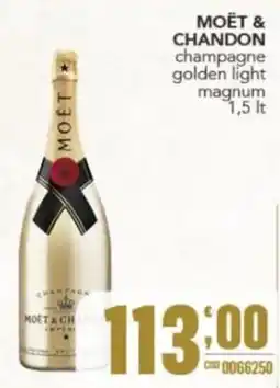 Gruppo di Palo MOËT & CHANDON champagne golden light offerta