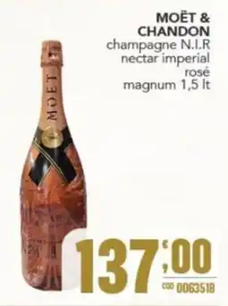 Gruppo di Palo MOËT & CHANDON champagne N.I.R nectar imperial rosé offerta