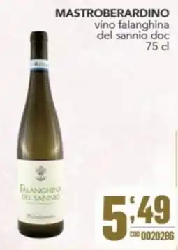 Gruppo di Palo Mastroberardino vino falanghina del sannio doc offerta
