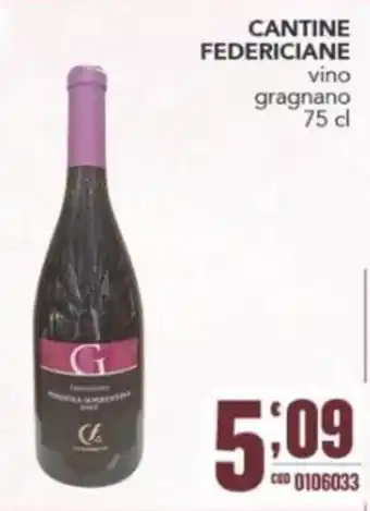 Gruppo di Palo Cantine Federiciane vino gragnano offerta