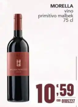 Gruppo di Palo MORELLA vino primitivo malbek offerta