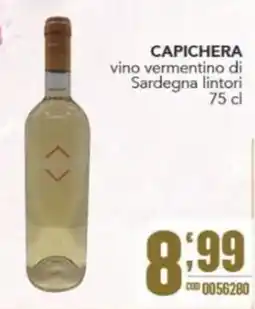 Gruppo di Palo CAPICHERA vino vermentino di Sardegna l'intori offerta