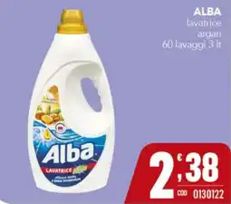 Gruppo di Palo Alba lavatrice argan offerta