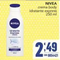 Gruppo di Palo NIVEA crema body idratante express offerta