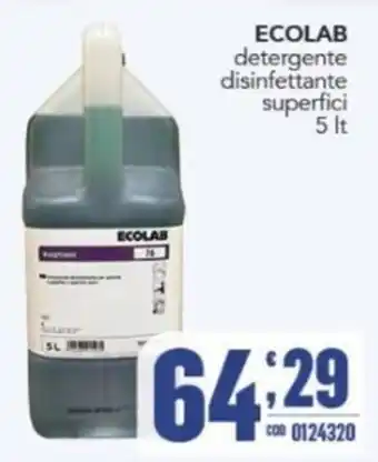 Gruppo di Palo ECOLAB detergente disinfettante superfici offerta