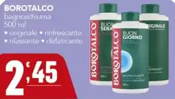 Gruppo di Palo BOROTALCO bagnoschiuma offerta