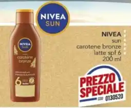 Gruppo di Palo Nivea sun carotene bronze latte spf 6 offerta