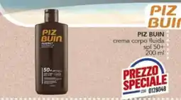Gruppo di Palo Piz buin crema corpo fluida spf 50+ offerta