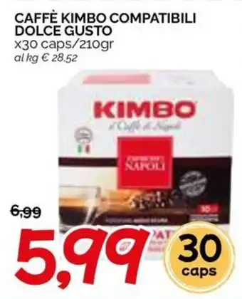 Hardis Caffè Kimbo compatibili Dolce Gusto offerta
