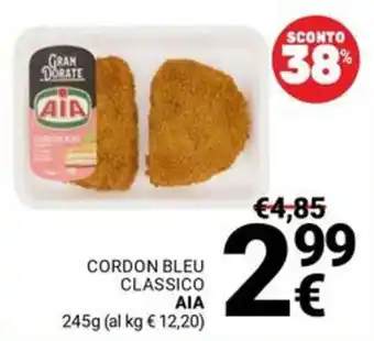 Supermercati Gulliver Cordon bleu classico AIA offerta