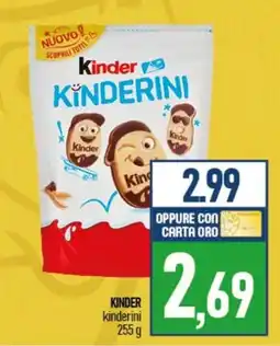 Ciro Amodio Kinder kinderini offerta