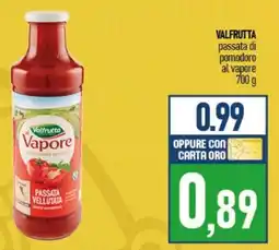 Ciro Amodio Valfrutta passata di pomodoro al vapore offerta