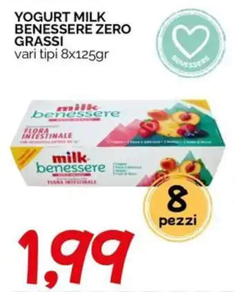 Hardis YOGURT MILK BENESSERE ZERO GRASSI offerta