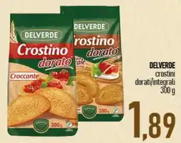 Ciro Amodio Delverde crostini dorati/integrali offerta