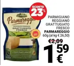 Supermercati Gulliver Parmareggo Parmigiano Reggiano Grattugiato Fresco offerta