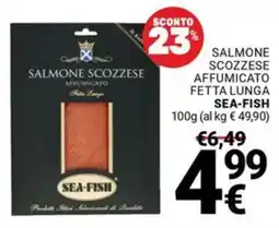 Supermercati Gulliver Salmone scozzese affumicato offerta