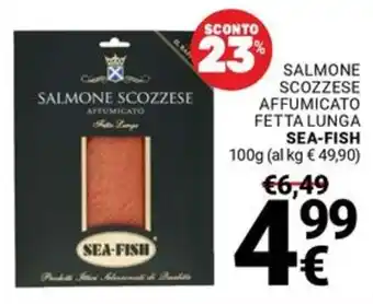 Supermercati Gulliver Salmone scozzese affumicato offerta