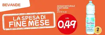 Hardis Acqua Naturale Sant'Anna offerta