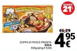 Supermercati Gulliver I Condi presto ZUPPA DI PESCE PRONTA offerta