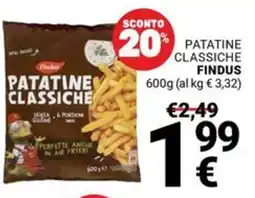 Supermercati Gulliver Patatine classiche Findus offerta