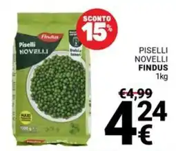 Supermercati Gulliver Piselli Novelli Findus offerta