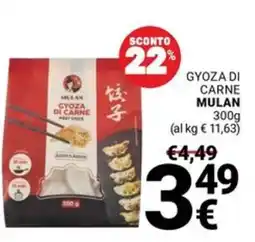Supermercati Gulliver Gyoza di carne Mulan offerta