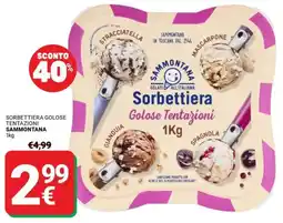 Supermercati Gulliver Sorbettiera Golose Tentazioni Sammontana offerta