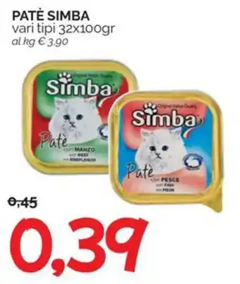 Hardis Paté Simba offerta