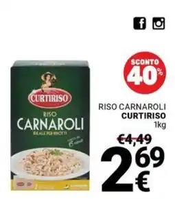 Supermercati Gulliver Riso Carnaroli Curtiriso offerta