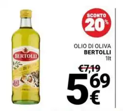 Supermercati Gulliver Olio di oliva Bertolli offerta