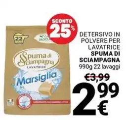 Supermercati Gulliver Spuma di Sciampagna Marsiglia offerta