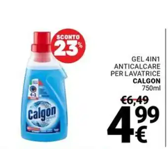 Supermercati Gulliver GEL 4IN1 ANTICALCARE PER LAVATRICE CALGON offerta