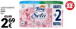 Supermercati Gulliver Carta igienica seta Foxy offerta