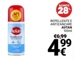 Supermercati Gulliver Autan familycare offerta