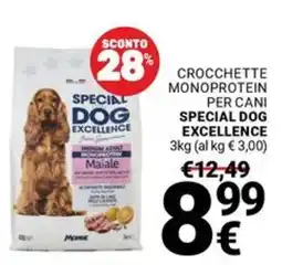Supermercati Gulliver Crocchette Monoprotein per Cani Special Dog Excellence offerta