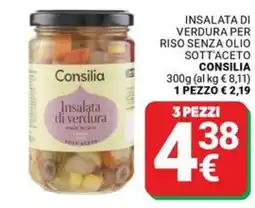 Supermercati Gulliver Insalata di verdura per riso Consilia offerta