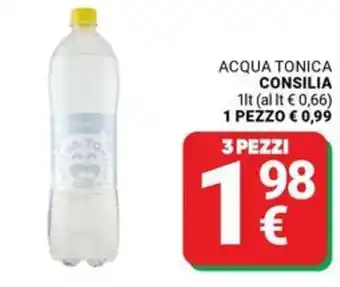 Supermercati Gulliver Acqua Tonica Consilia offerta