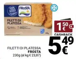 Supermercati Gulliver Filetti di Platessa Frosta offerta