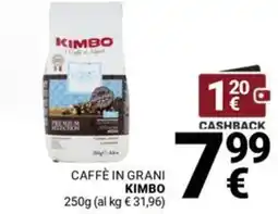 Supermercati Gulliver Caffè in grani Kimbo offerta