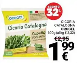 Supermercati Gulliver Cicoria Catalogna OROGEL offerta