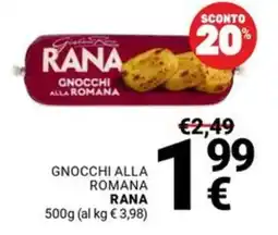 Supermercati Gulliver Gnocchi alla Romana Rana offerta