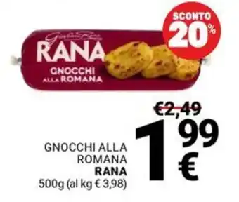 Supermercati Gulliver Gnocchi alla Romana Rana offerta