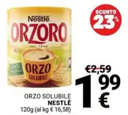 Supermercati Gulliver ORZORO ORZO SOLUBILE offerta