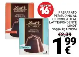 Supermercati Gulliver Lindt Patisserie Preparato per Budino offerta