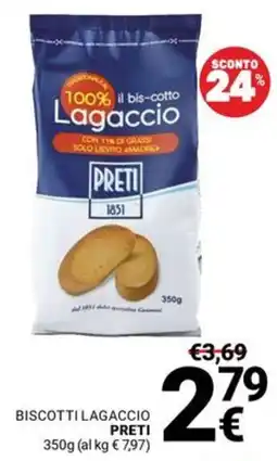 Supermercati Gulliver Biscotti Lagaccio Preti offerta